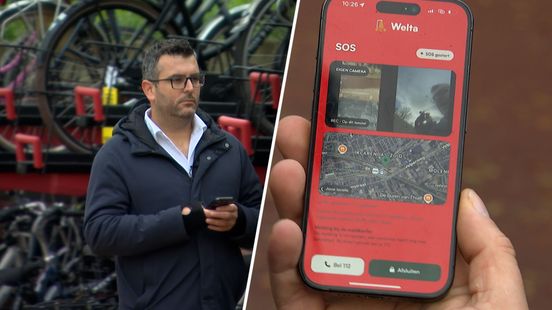 Arnhemmer Mauro Langhi ontwikkelde een afschrikwekkende app voor veiligheid op straat